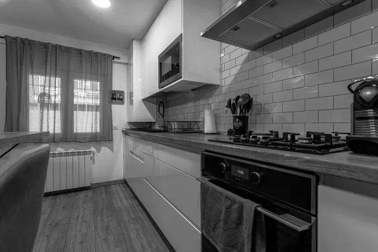 Foto de cocina en un piso en alquiler