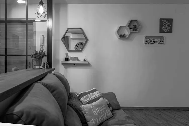 Foto de detalles en un piso en alquiler