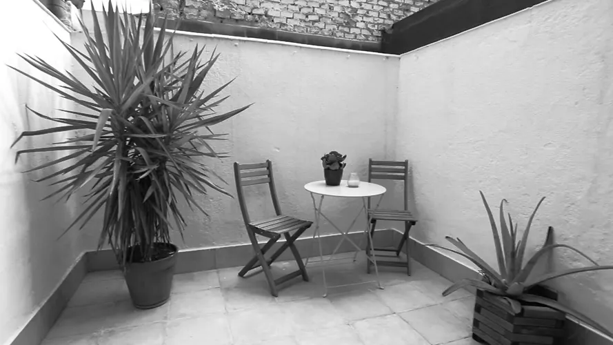 Foto de patio en un piso en alquiler