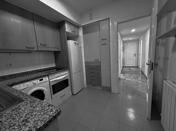 Foto de cocina en un piso en alquiler