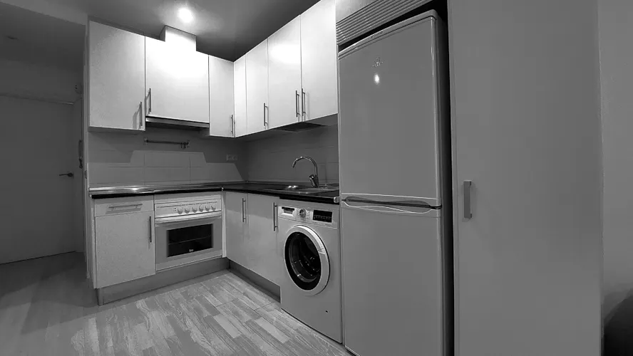 Foto de cocina en un piso en alquiler
