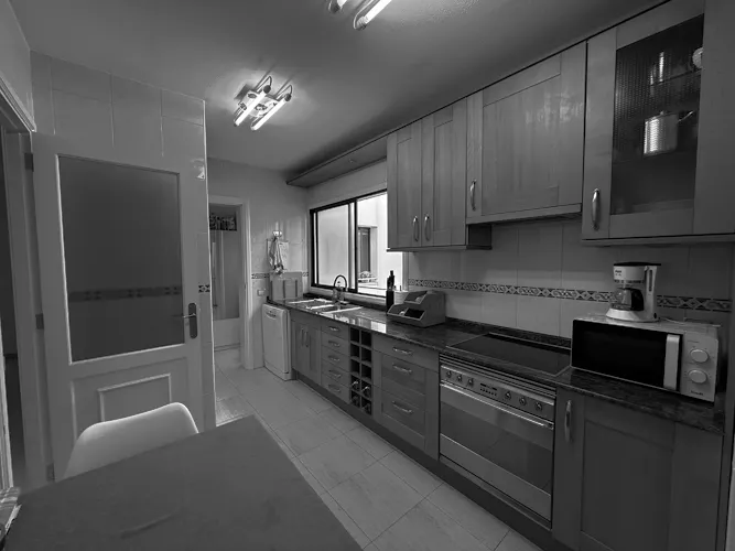 Foto de cocina en un piso en alquiler