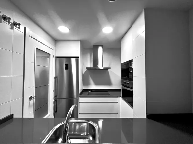 Foto de cocina en un piso en alquiler