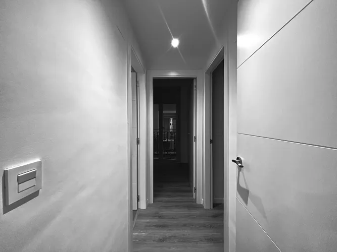 Foto de pasillo en un piso en alquiler