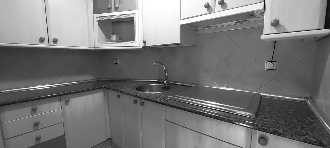 Foto de cocina en un piso en alquiler