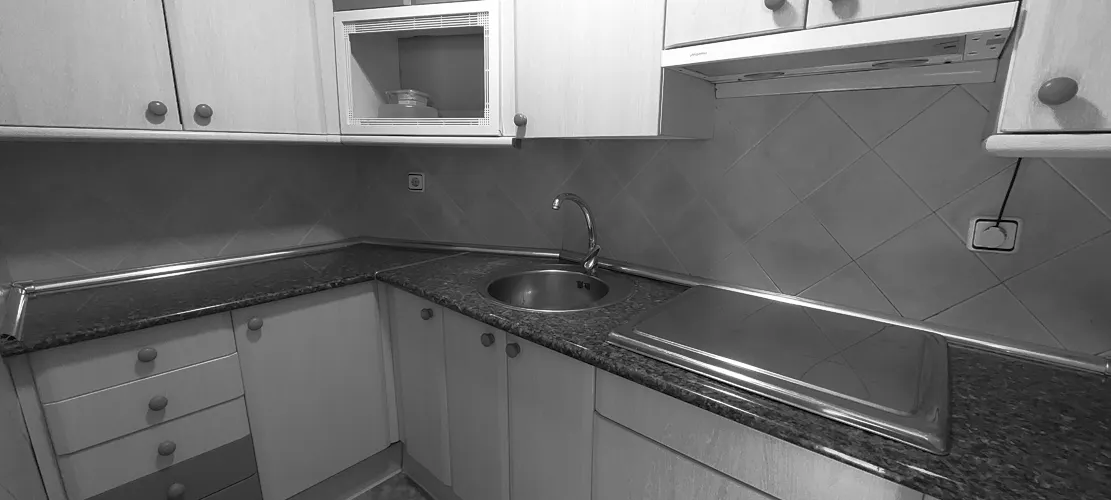 Foto de cocina en un piso en alquiler