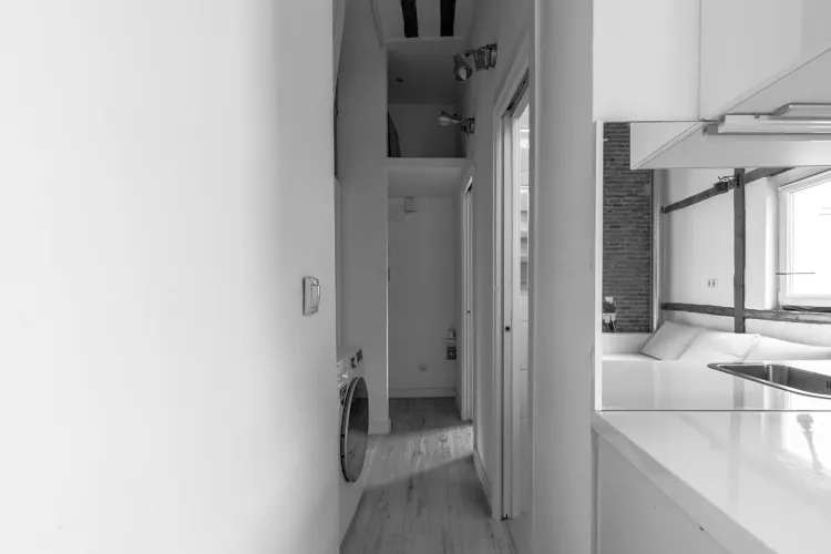 Foto de pasillo en un piso en alquiler