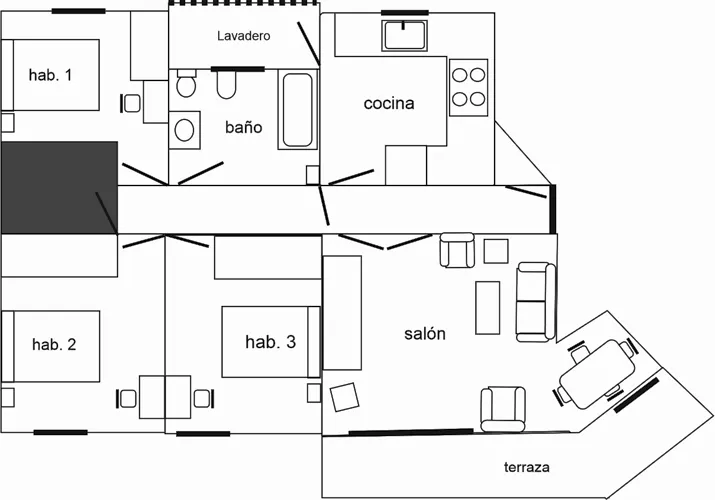 Foto de plano en un piso en alquiler
