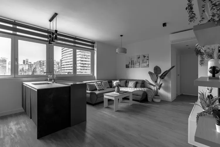 Foto de plano abierto en un piso en alquiler