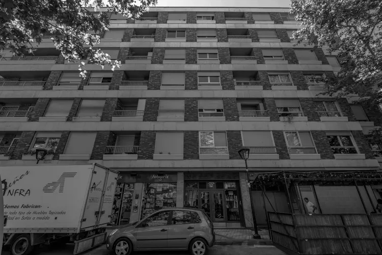 Foto de fachada en un piso en alquiler