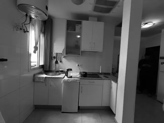Foto de cocina en un piso en alquiler