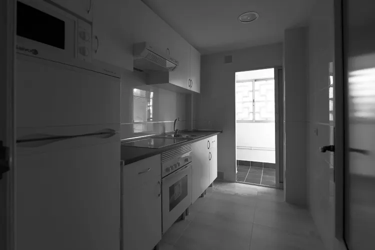 Foto de cocina en un piso en alquiler