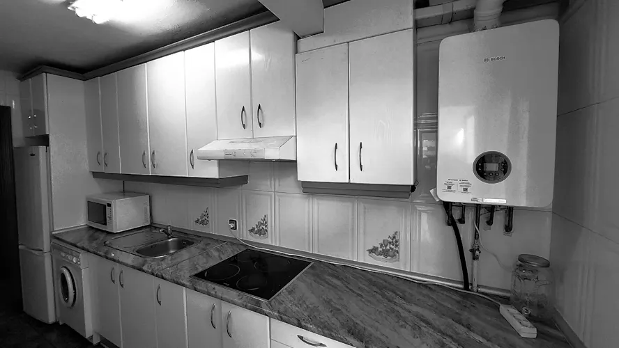 Foto de cocina en un piso en alquiler