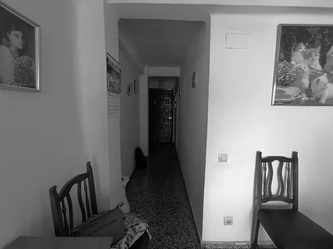 Foto de pasillo en un piso en alquiler