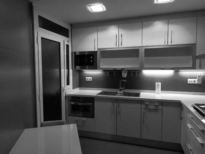Foto de cocina en un piso en alquiler