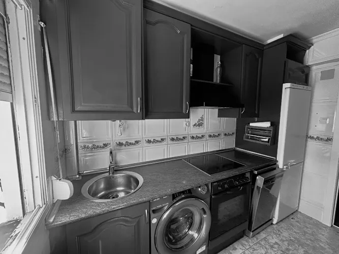 Foto de cocina en un piso en alquiler