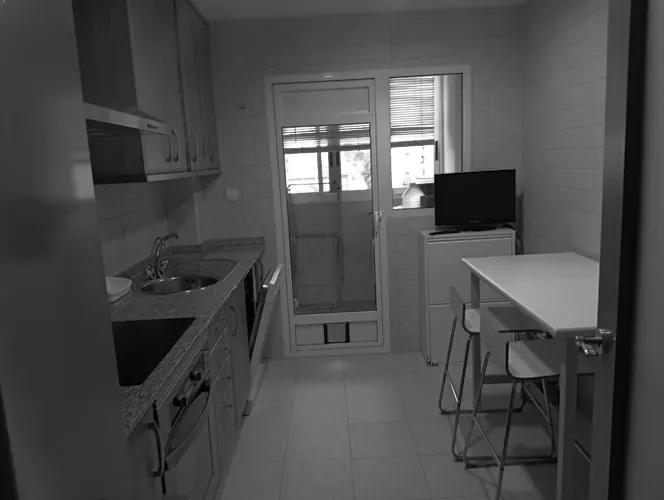 Foto de cocina en un piso en alquiler