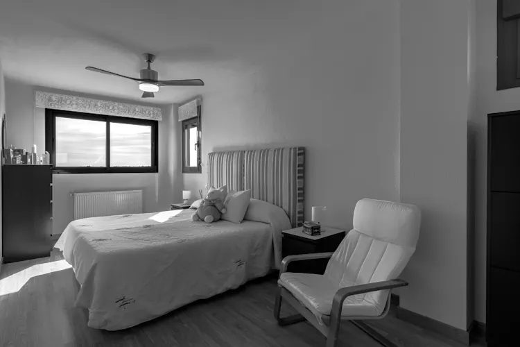 Foto de dormitorio en un piso en alquiler