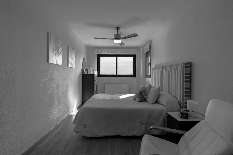 Foto de dormitorio en un piso en alquiler