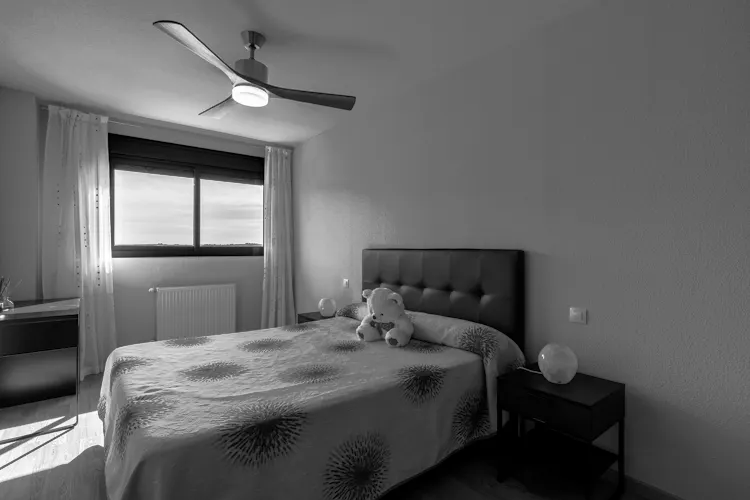 Foto de dormitorio en un piso en alquiler