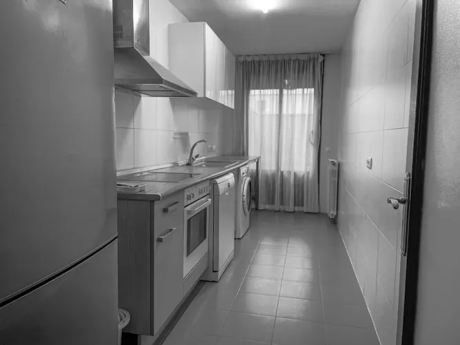 Foto de cocina en un piso en alquiler