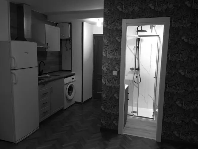 Foto de cocina en un piso en alquiler