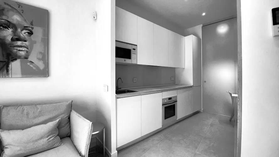 Foto de cocina en un piso en alquiler