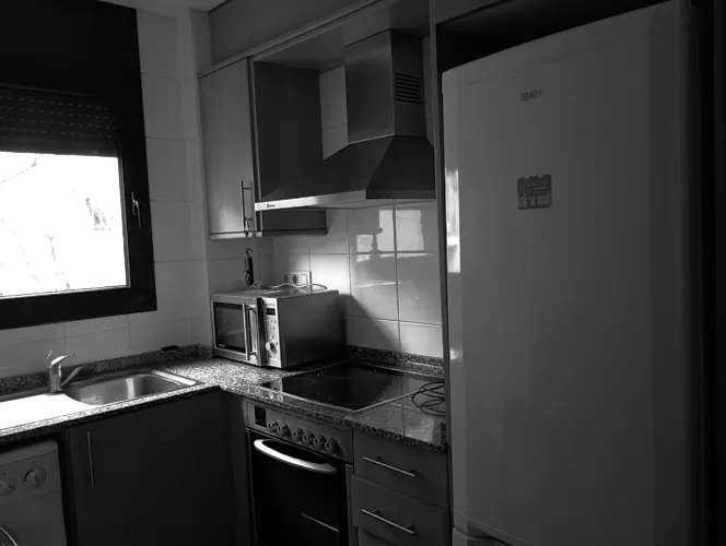 Foto de cocina en un piso en alquiler