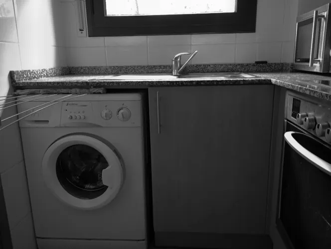 Foto de cocina en un piso en alquiler