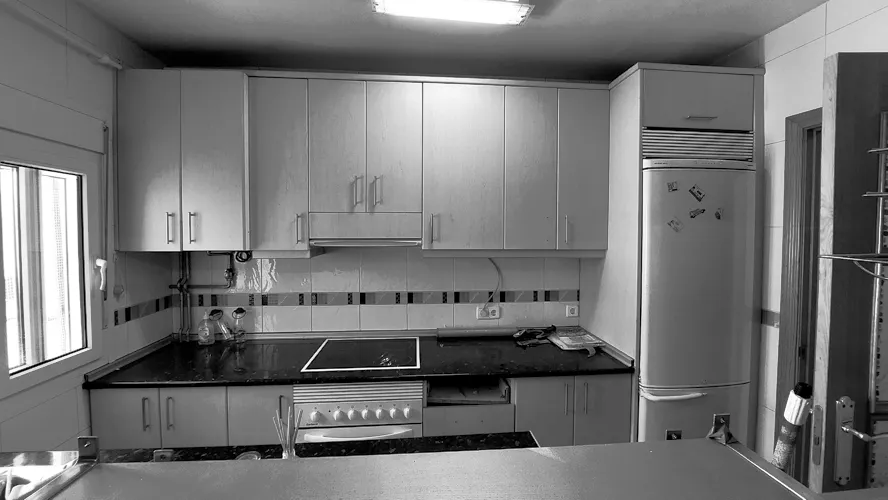Foto de cocina en un piso en alquiler