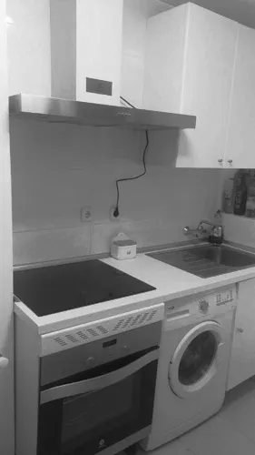Foto de cocina en un piso en alquiler
