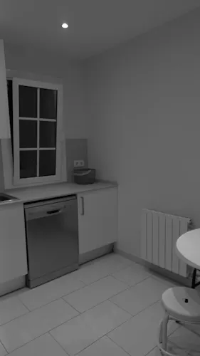 Foto de cocina en un piso en alquiler