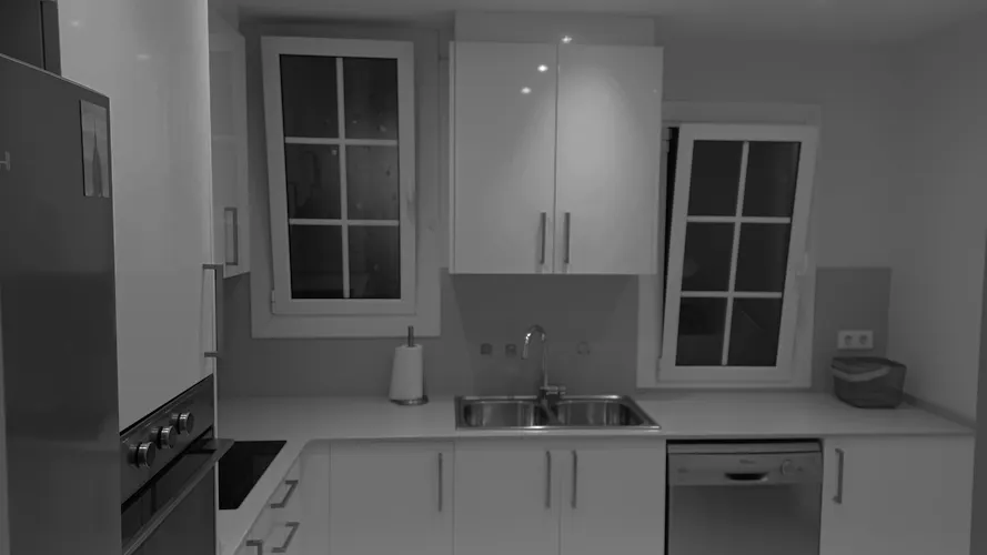 Foto de cocina en un piso en alquiler