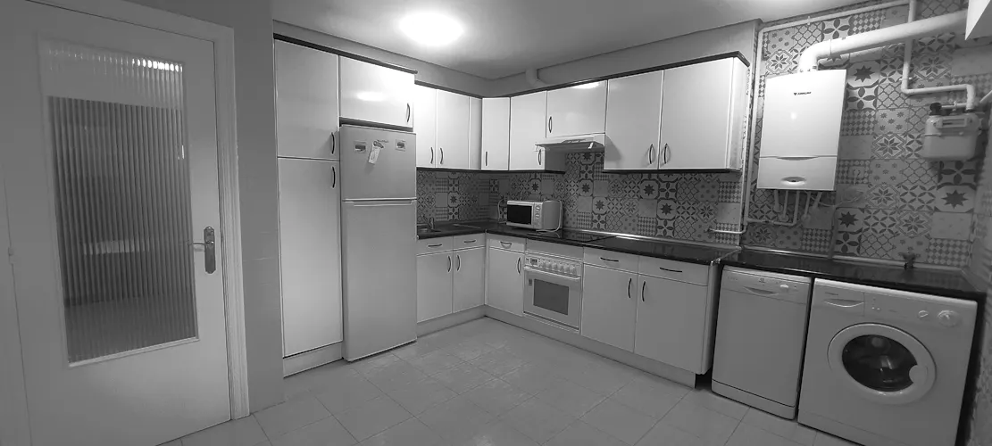 Foto de cocina en un piso en alquiler
