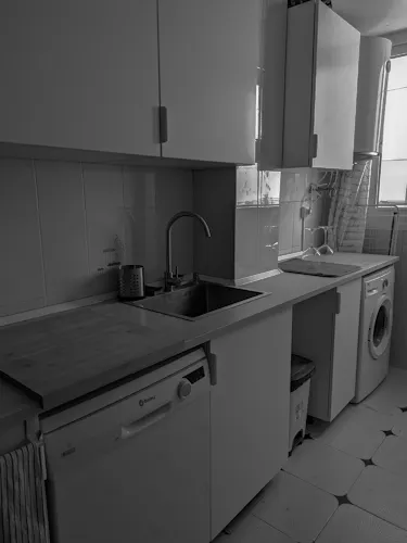 Foto de cocina en un piso en alquiler