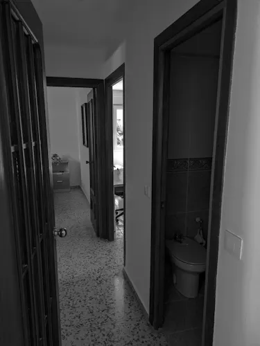 Foto de pasillo en un piso en alquiler