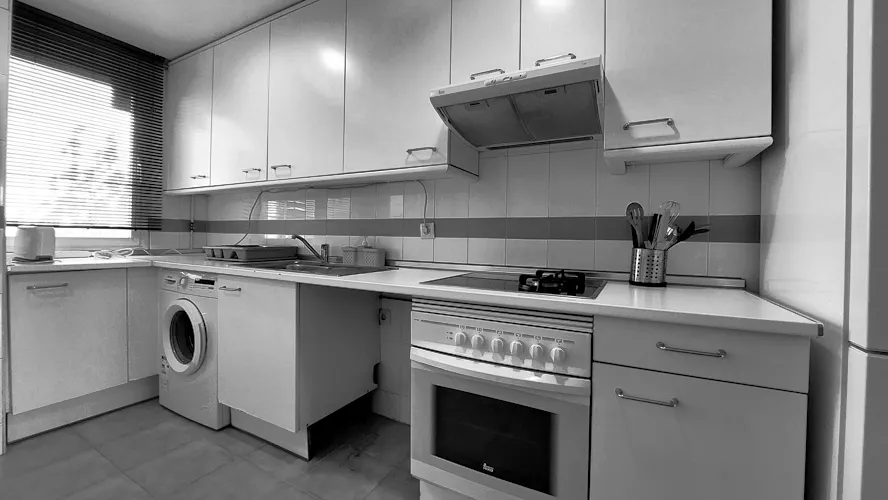 Foto de cocina en un piso en alquiler