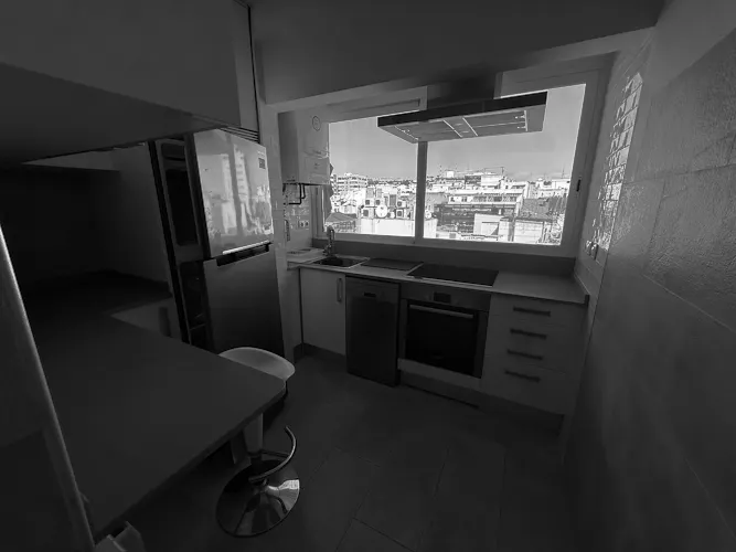 Foto de cocina en un piso en alquiler