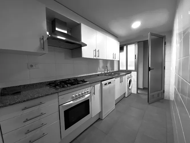 Foto de cocina en un piso en alquiler