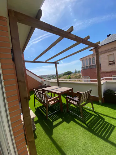 Foto de terraza en un piso en alquiler