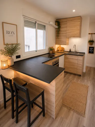 Foto de cocina en un piso en alquiler
