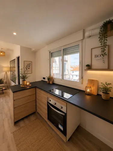 Foto de cocina en un piso en alquiler