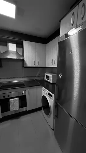 Foto de cocina en un piso en alquiler