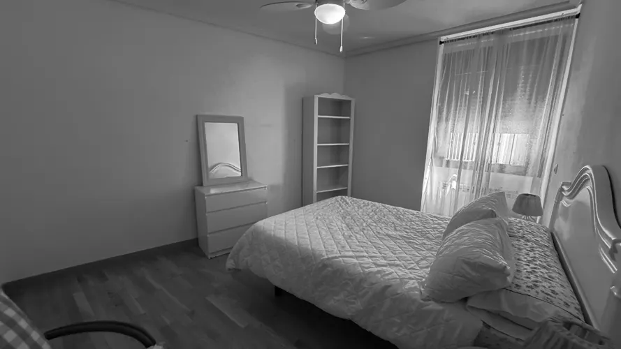 Foto de dormitorio en un piso en alquiler