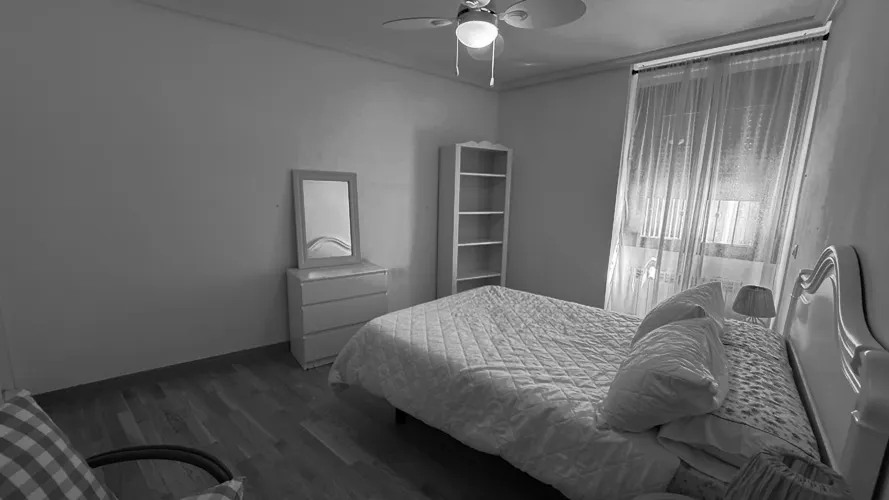 Foto de dormitorio en un piso en alquiler