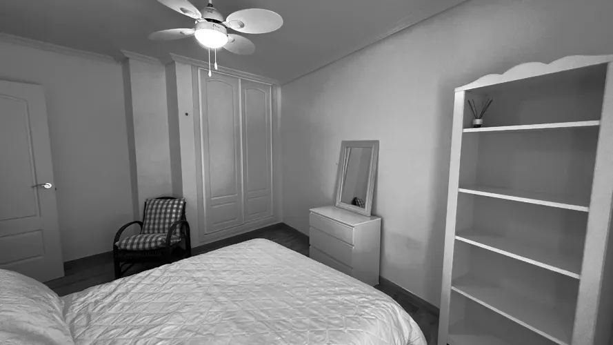 Foto de dormitorio en un piso en alquiler