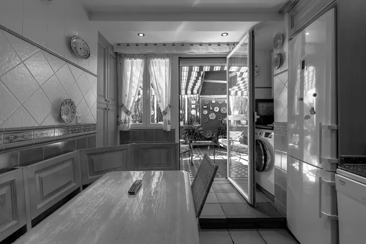 Foto de cocina en un piso en alquiler