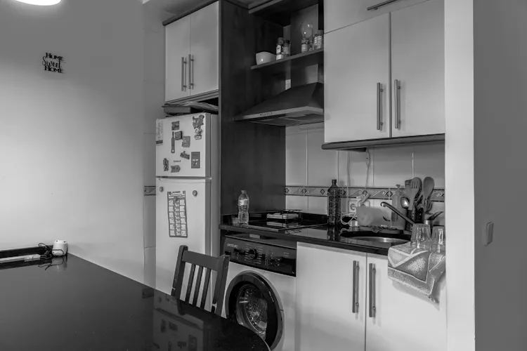 Foto de cocina en un piso en alquiler