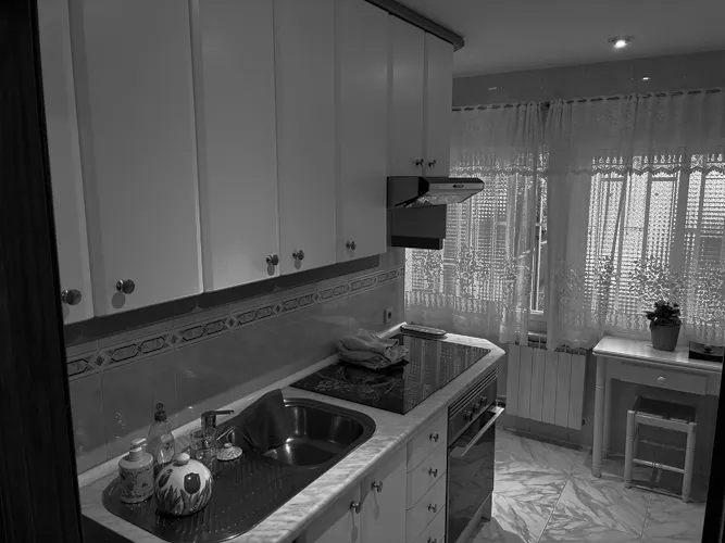 Foto de cocina en un piso en alquiler