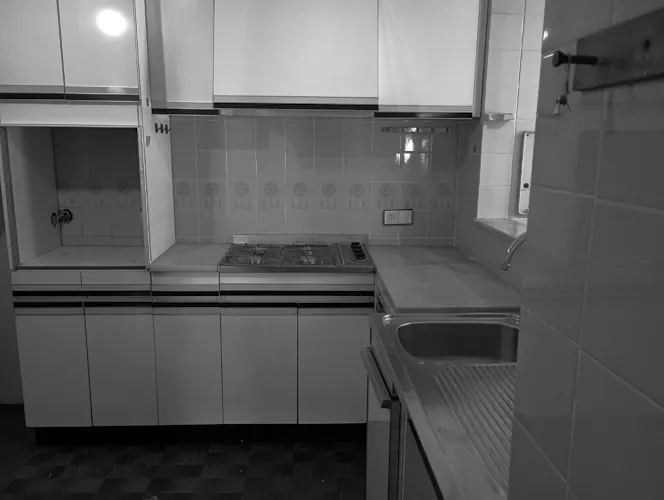 Foto de cocina en un piso en alquiler